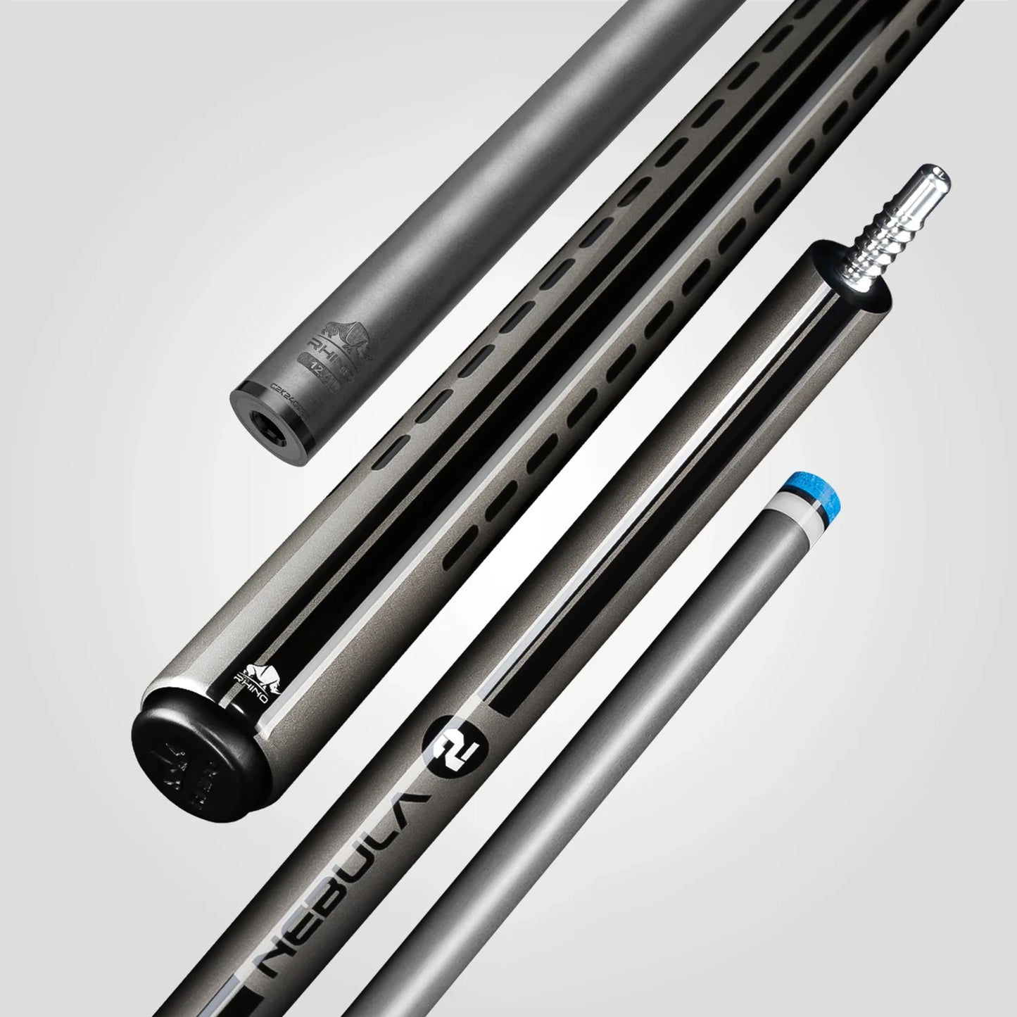 Nebula 2 Pool Cue - Charcoal Gray