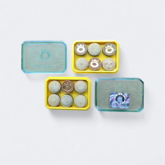 Omin Brown Layered Snooker Tip