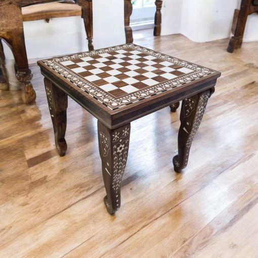 Wooden Chess table with inlay work